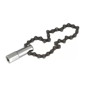 Image of Oil Filter Chain Wrench 135MM Capacity 1/2" Sq Drive