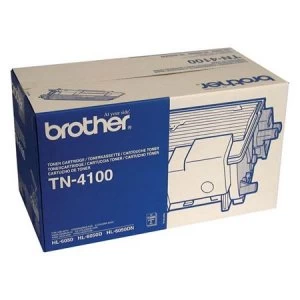 Image of Brother TN4100 Black Laser Toner Ink Cartridge