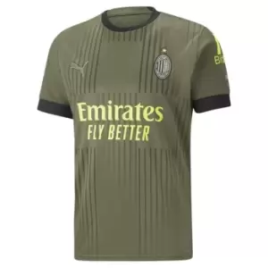 Image of Puma AC Milan Third Shirt 2022 2023 Adults - Green