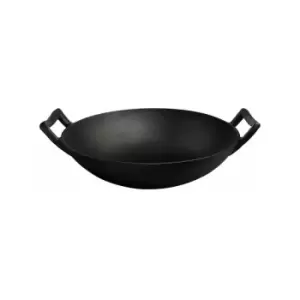 Image of Tramontina Pre-Seasoned 36cm Cast Iron Wok