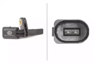 Image of Wheel Speed Sensor 6PU012039-011 by Hella