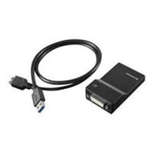Image of Lenovo USB 3.0 to DVI/VGA Monitor Adapter