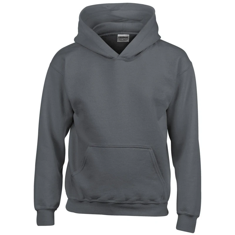 Image of Gildan Heavy Blend Hoodie in Charcoal Size: 12-13 Years Charcoal Unisex 12-13 Years