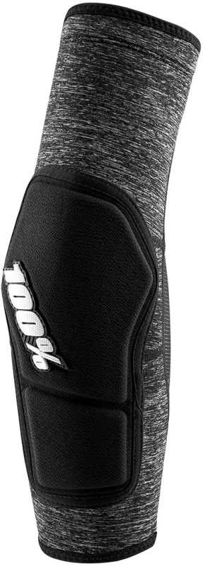 Image of 100% Ridecamp Bicycle Elbow Protectors, black-grey, Size L for Men