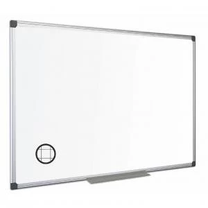 Image of Bi-Office Maya Gridded Dry Wipe Flip Whiteboard 45x30cm DD 45704BS