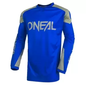Image of O'Neal Matrix Ridewear Long Sleeve Jersey Blue/Grey XX Large