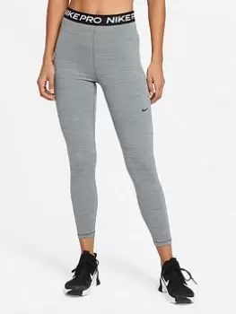 Image of Nike Pro Training 365 Hi Rise Legging - Black, Grey Size XS Women