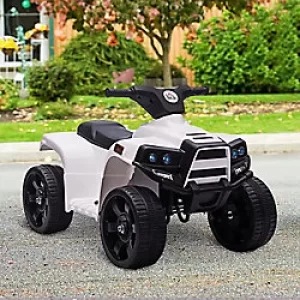 Image of Homcom 6 V Kids Ride on Cars Electric ATV White,Black