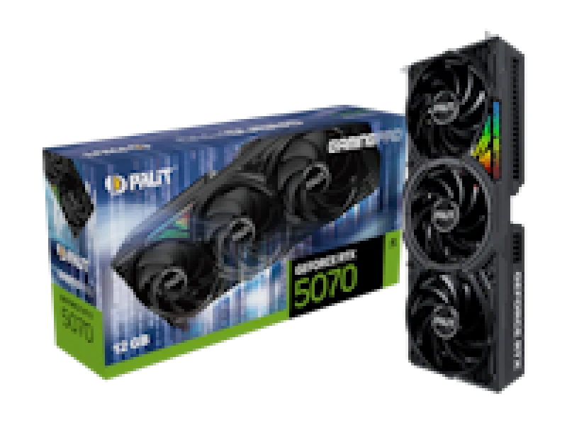 Image of PALIT GeForce RTX 5070 12 GB GamingPro Graphics Card 4710562245059
