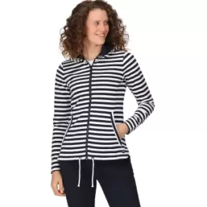 Image of Regatta Bayla Navy/White Striped Hoodie