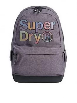 Image of Superdry Rainbow Infill Montana Rucksack, Grey, Women