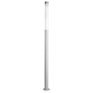Image of Lyon Outdoor LED Bollard Grey, Opal IP65 4000K Dimmable
