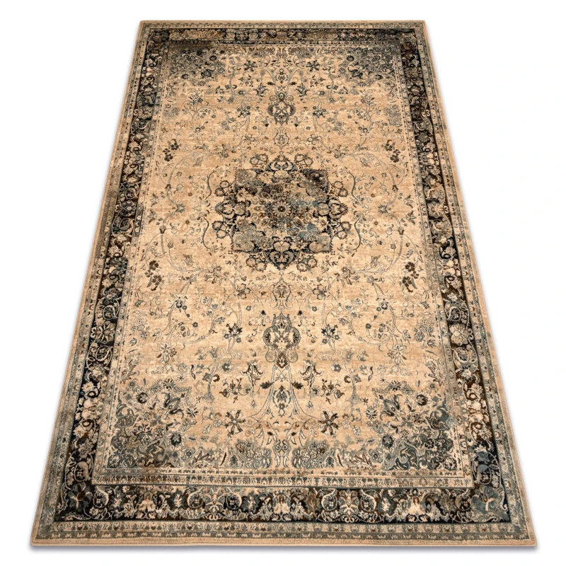 Image of RugsX Wool Polonia Rug in Brown Size: 170cm x 235cm Brown Unisex 170cm x 235 cm