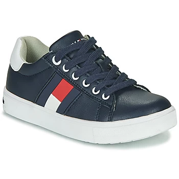 Image of Tommy Hilfiger T3B4-30921 boys's Childrens Shoes Trainers in Blue,2.5