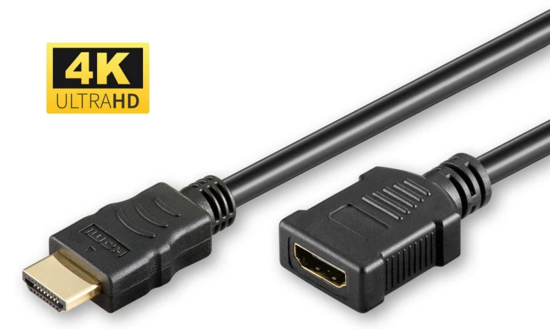 Image of Microconnect HDMI 2.0 Extension Cable. 1m