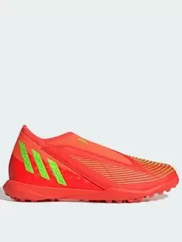 Image of adidas JUNIOR PREDATOR LACELESS 20.3 ASTRO TURF FOOTBALL BOOT, Red, Size 4