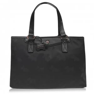 Image of Radley Jaquard Medium Tote Bag - BLACK