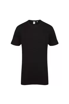 Image of Skinnifit Longline Dipped Hem T-Shirt