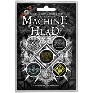 Image of Machine Head - Crest Button Badge Pack