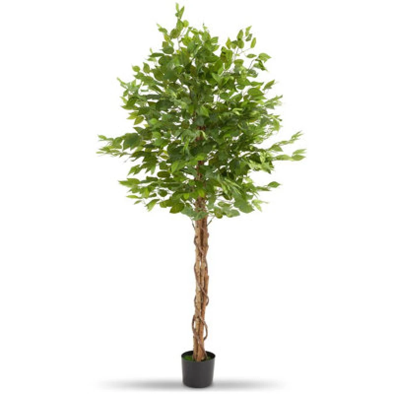 Image of Tectake Artificial Plant - Detailed And Lifelike, Ficus Tree, Low-Maintenance 180 Cm
