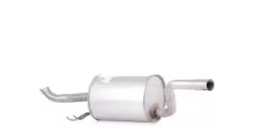 Image of WALKER Rear silencer FIAT 23939 46454360,46554359,46554361 46757980,46757981,46788950,46788951,46801284,55191890,71765065,71765067,71773264,71773265