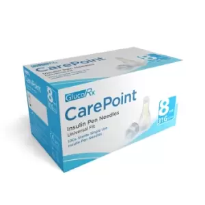 Image of GlucoRx Carepoint Pen Needles 31g 8mm