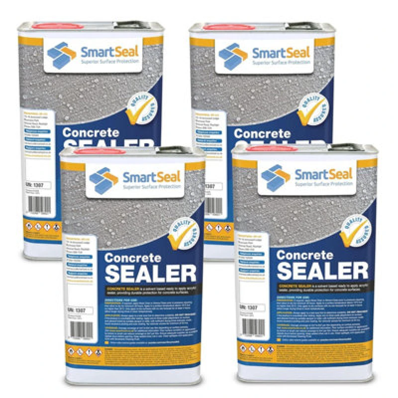 Image of Smartseal Concrete Sealer External, Driveway Sealer And Patio Sealer, Concrete Sealer, Solvent Based Acrylic, 4 X 5L