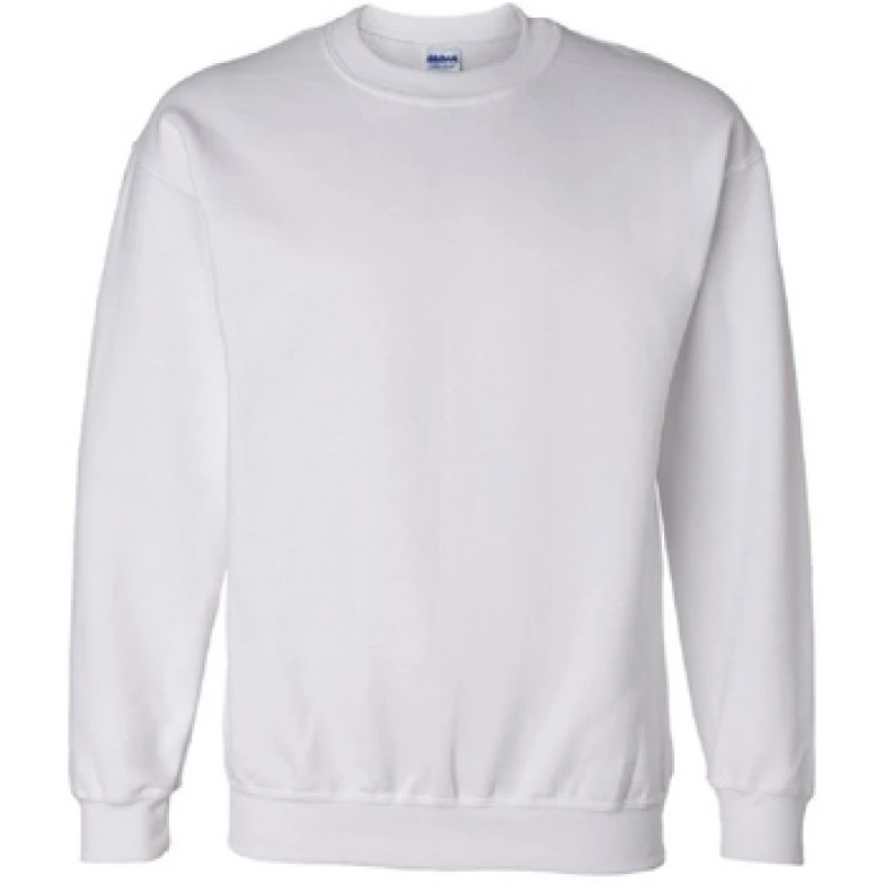 Image of Gildan DryBlend Adult Set-In Crew Neck Sweatshirt in White Size: Large White Unisex L