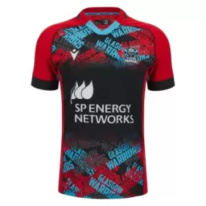 Image of Macron Glasgow Warriors 23/24 Rugby Training Shirt - Red