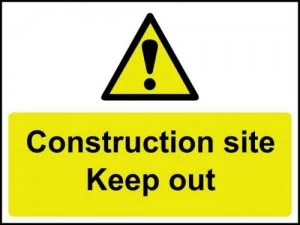 Image of Construction Site Keep Out - PVC