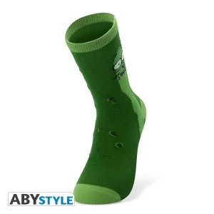 Image of Rick & Morty - Pickle Rick Socks - Green