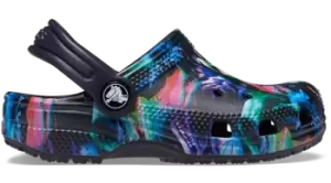 Image of Crocs Toddler Classic Dino Clogs Kids Deep Navy / Multi C6