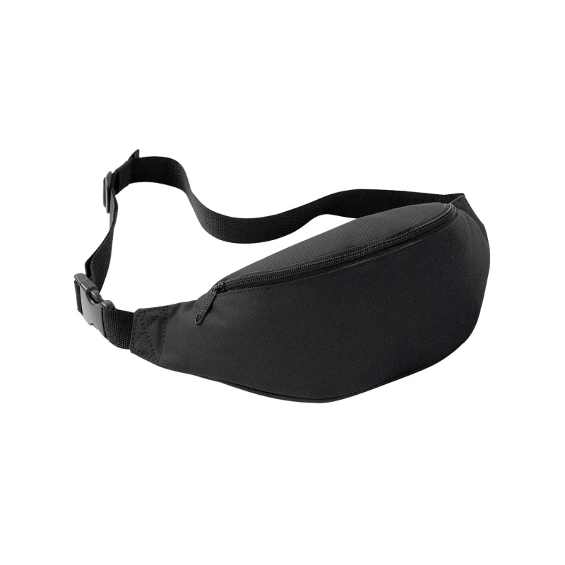Image of Bagbase Waist Bag in Black Unisex One Size