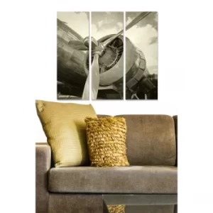 Image of MDF89378563 Multicolor Decorative MDF Painting (3 Pieces)