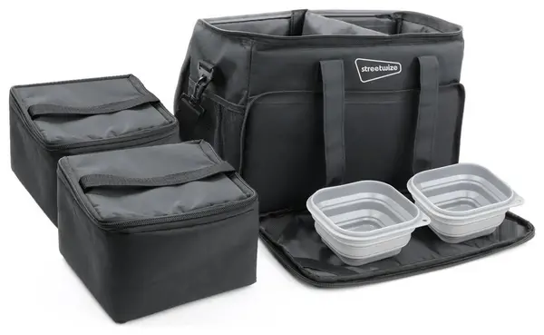 Image of Streetwize Streetwize Pet Travel Kit - Black