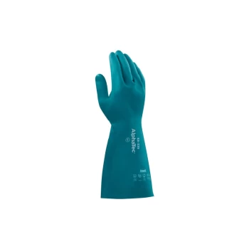 Image of 58-335 Alphatec Green Nitrile Gloves - Size 9