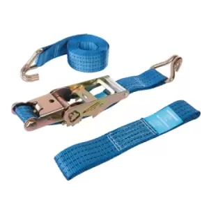 Image of Silverline Car Transporter Alloy Wheel Tie-Down Set 3pce - 3m x 50mm - Rated 2000kg Capacity 4000kg