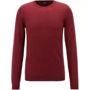 Image of Boss Leno Knit Jumper - Red