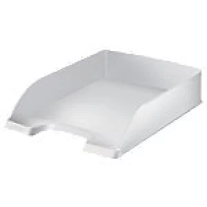 Image of Leitz Letter Tray Style Polystyrene White 25.5 x 35.7 x 7 cm