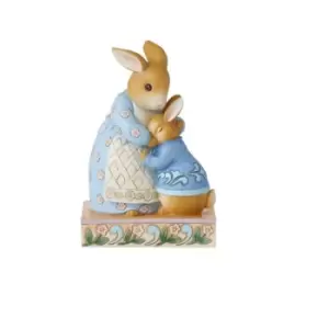 Image of Peter Rabbit with Mrs Rabbit Figurine