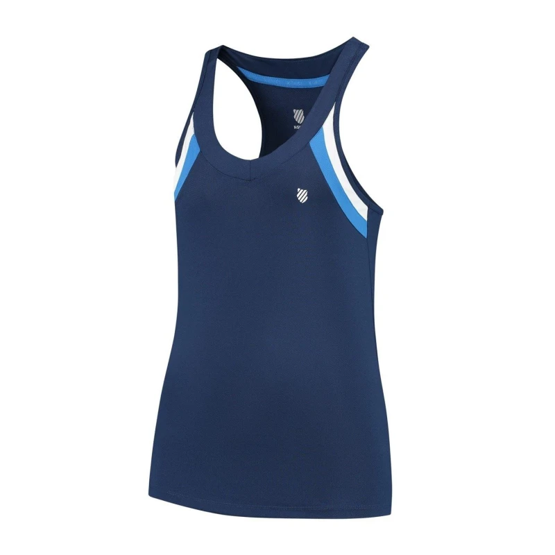 Image of K Swiss Core Team Tank Top Womens - Blue Blue 8