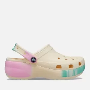 Image of Crocs Womens Classic Ombre Croslite Platform Clogs - W4