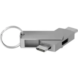 Image of Terratec USB 2.0 Adapter [1x Micro USB socket - 1x Micro USB plug, USB-C plug] CONNECT C600