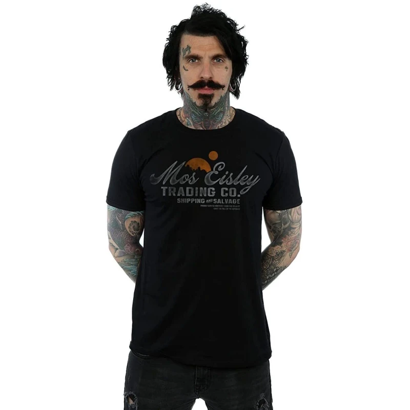 Image of Star Wars Mos Eisley Trading Co T-Shirt Jet Black male