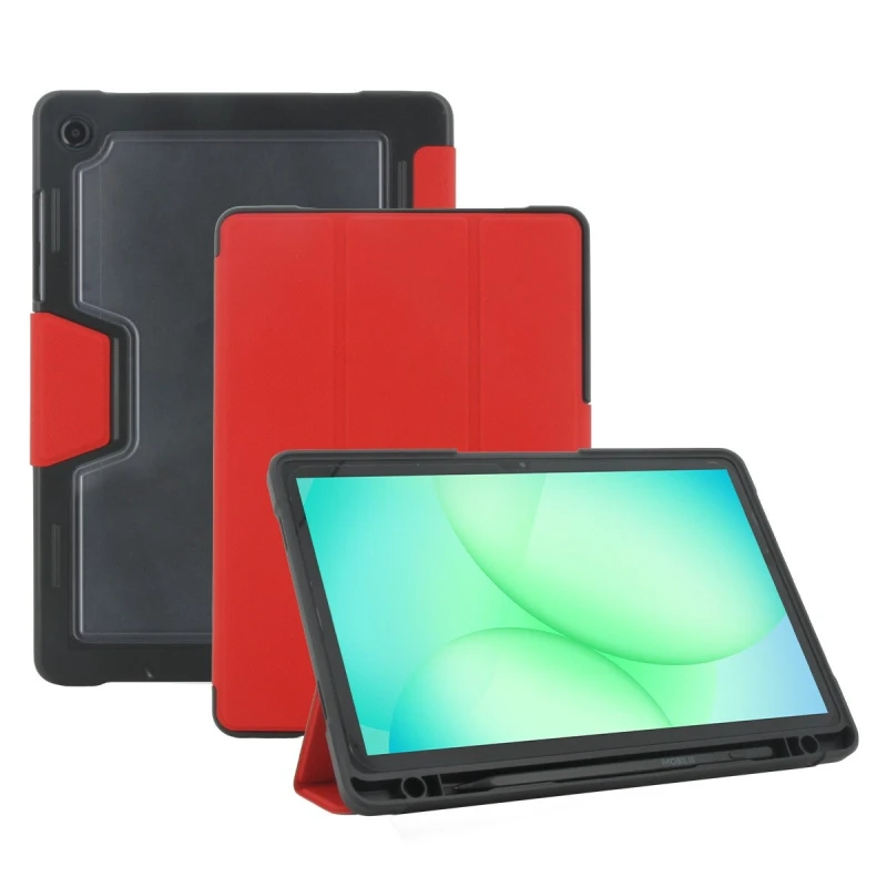 Image of Mobilis Mobilis 062017 tablet case 27.9cm (11") Flip case Transparent, Red, Black 062017