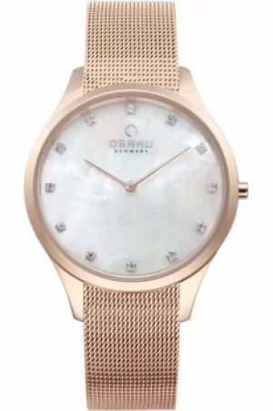 Image of Obaku Fin Rose Watch V217LXVWMV