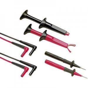 Image of Fluke TL220-1 Safety test lead et [Banana jack 4mm - Banana jack 4 mm] 1.50 m Black, Red 1 Set