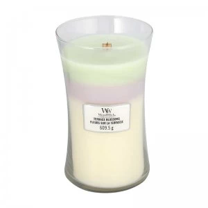 Image of WoodWick Trilogy Terrace Blossoms Large Jar Candle 609.5g