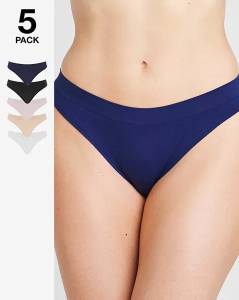 Image of Dorina Rosanne 5 Pack Briefs Blu Multi