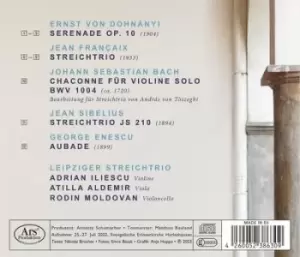 Image of Leipziger Streichtrio Passion by Ernst Von Dohnanyi CD Album